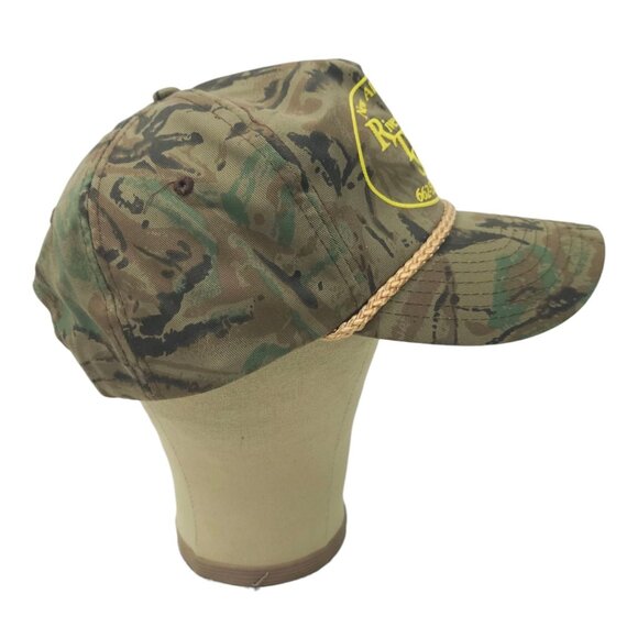 Riverside Traffic Systems Camo Rope Snapback Cap Trucker Baseball Hunting Hat - Picture 10 of 14